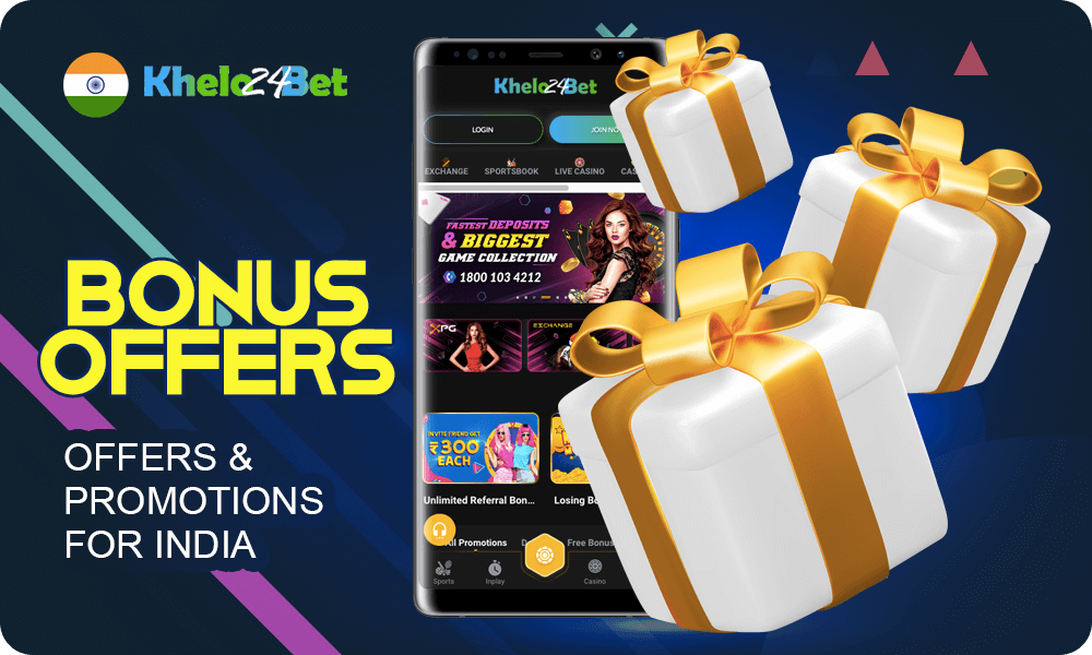Short Information about Khelo24Bet Bonus Offers & Promotions for India 2023
