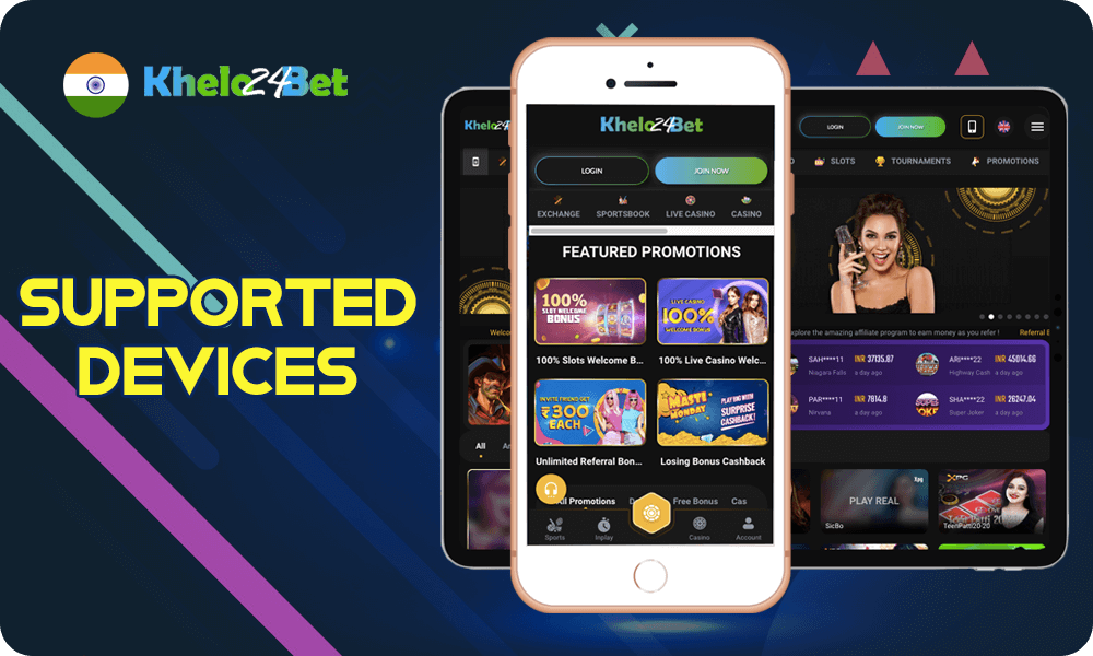 Khelo24Bet iOS Supported Devices